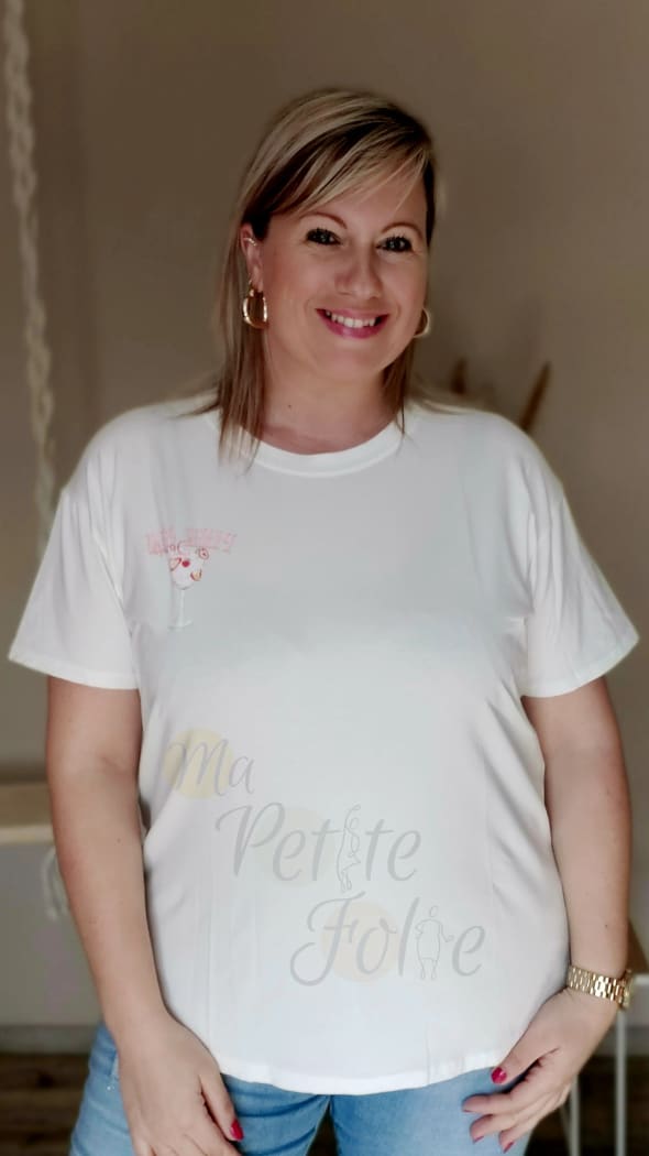 Tee shirt GIN blanc