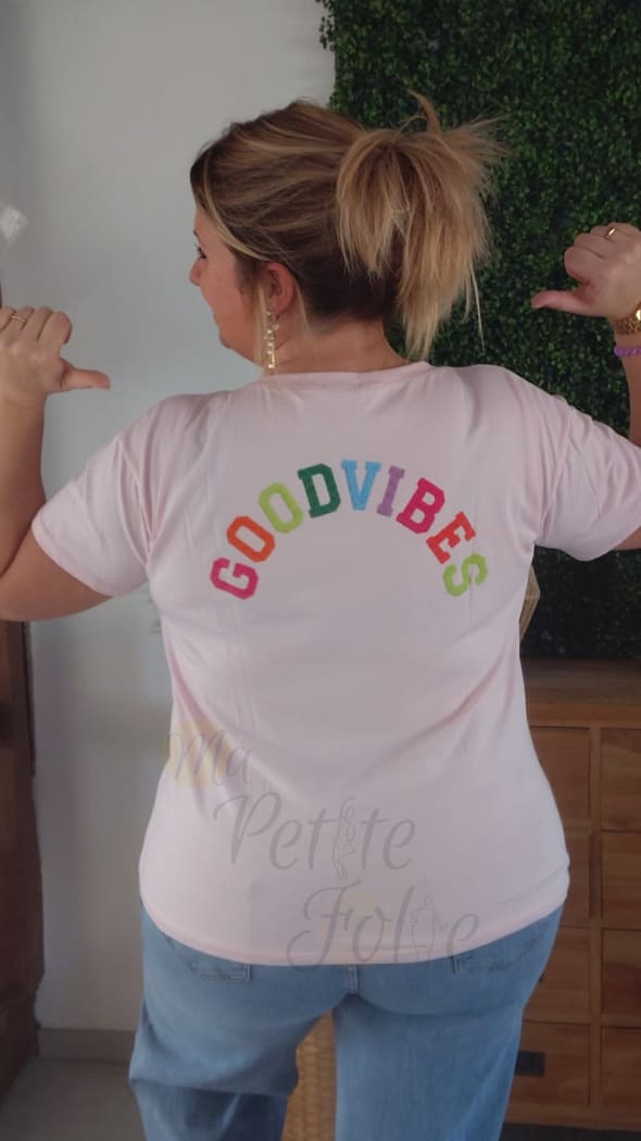 Tee shirt GOOD VIBES