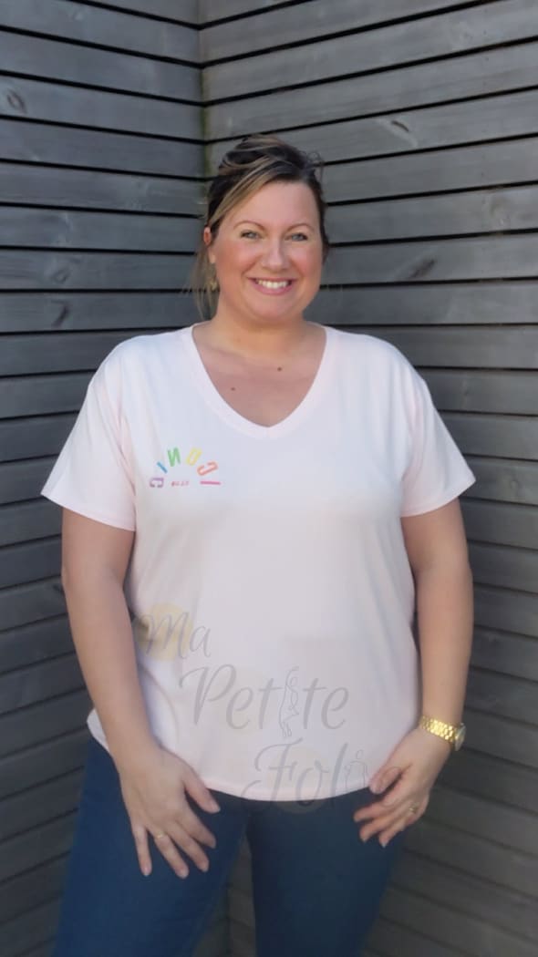 Tee shirt ICONIC rose