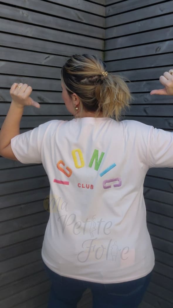 Tee shirt ICONIC rose