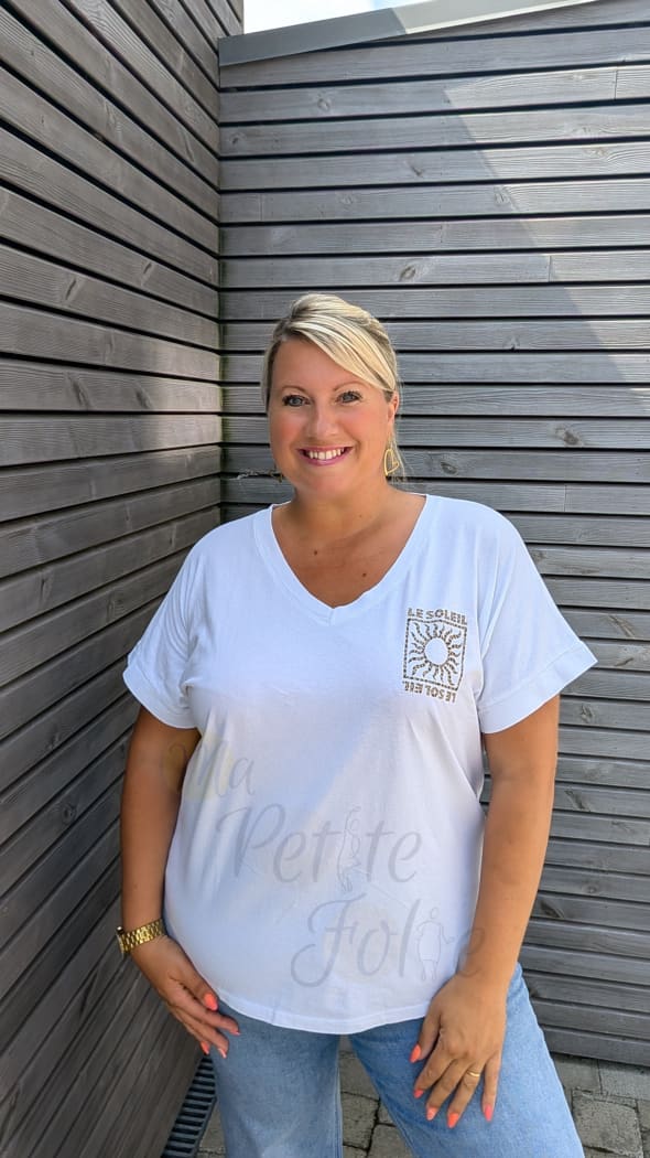 Tee shirt SOLEIL LÉOPARD