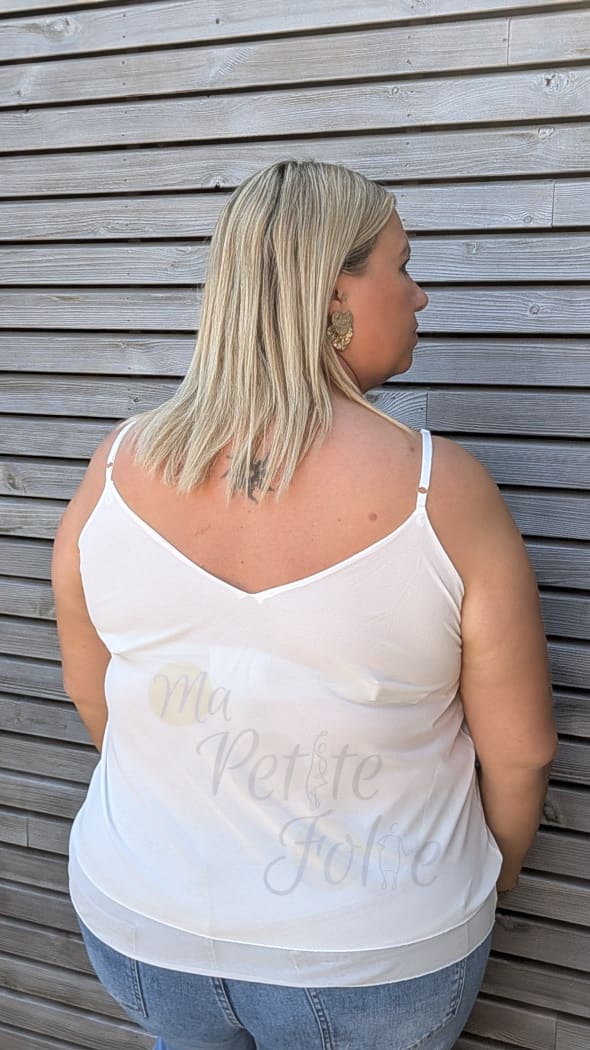 Top LILI blanc