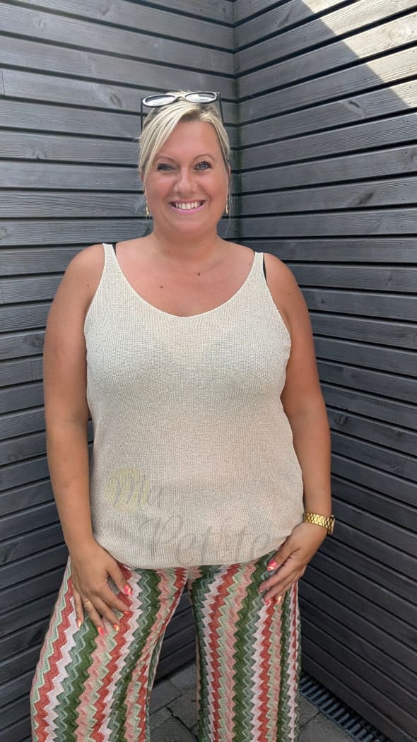 Top LUREX doré