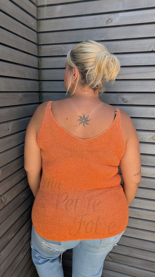 Top LUREX orange