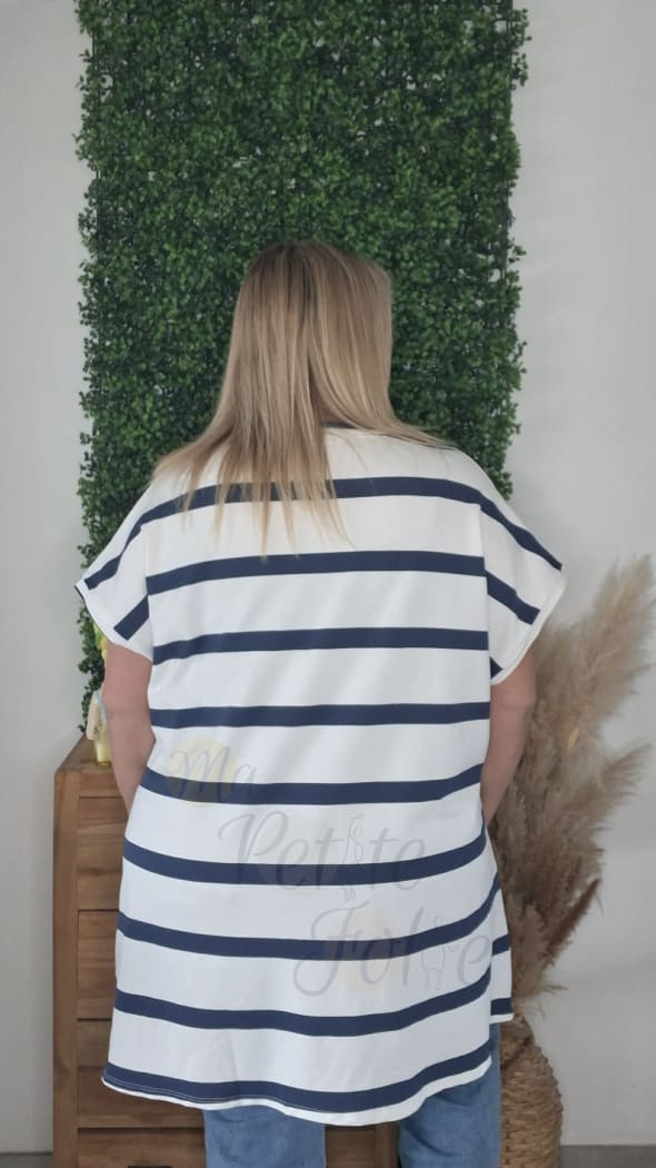 Tunique MARINIERE PLUS marine