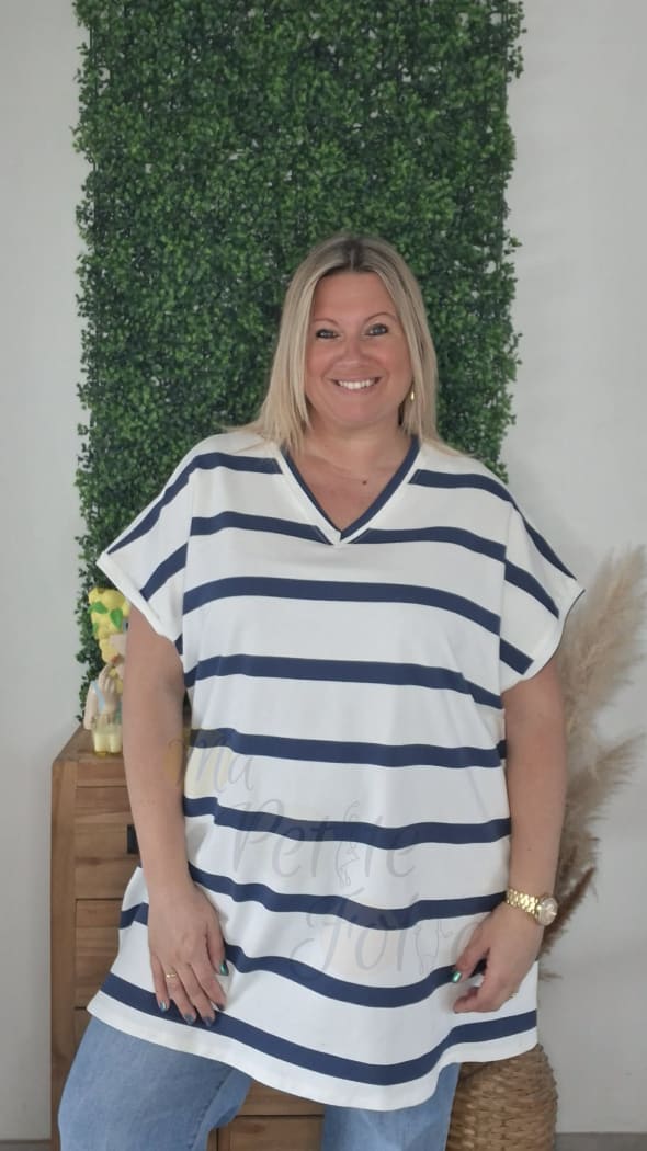 Tunique MARINIERE PLUS marine