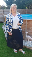 Veste à fleur FARO